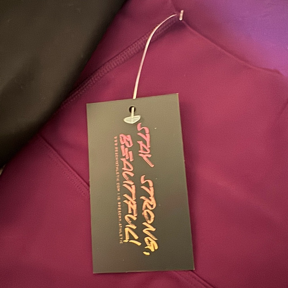 Active High-Waist Leggings - Black, Taupe, Purple - Picture 3 of 5